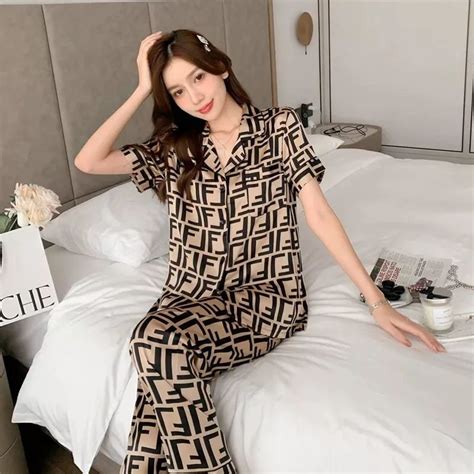 fendi silk pajamas|Fendi Nightwear and sleepwear for Women .